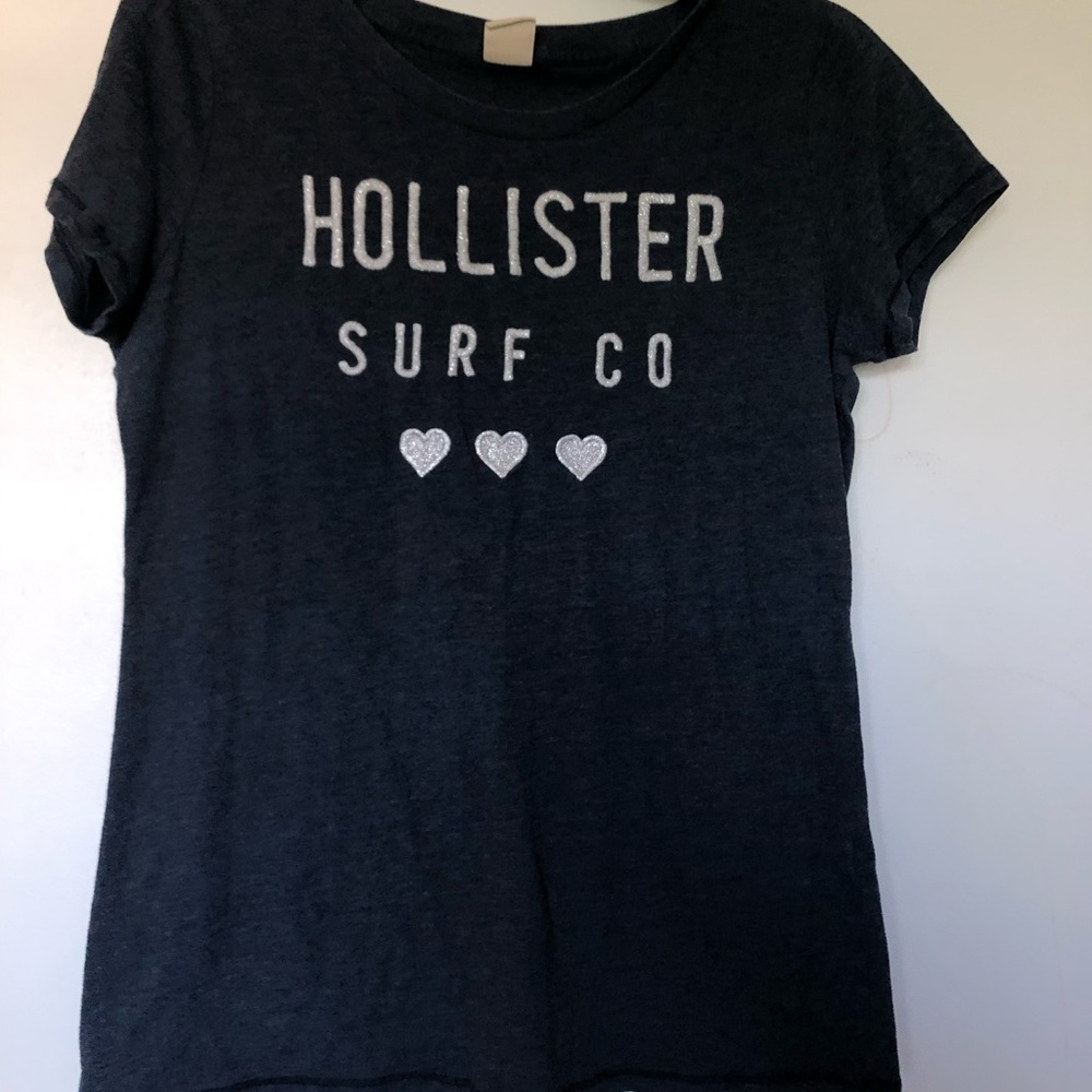 Holister navy blue shirt